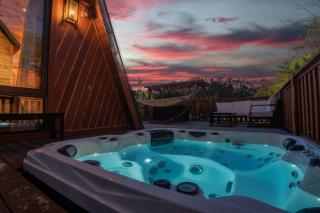 Lakeside A-Frame X2 Pickleball Hot Tub Sauna - 7
