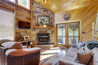 Views, Fire Pit + Game Room: Smoky Mountain Cabin - 7