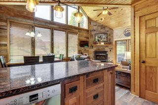 Views, Fire Pit + Game Room: Smoky Mountain Cabin - 1