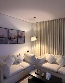 New room and living room with a modern design in Al-Taawun neighborhood, self check-in - 7