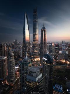 Close view of Pearl Tower full Bund river view direct airport and metro access near Yu Garden luxury residence beside Shanghai Tower - 1