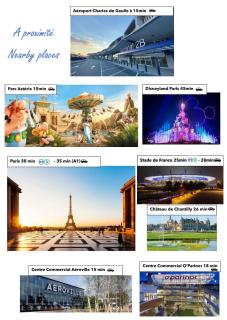 Cozy studio close to CDG, Astérix, Chantilly, Paris -  - 8