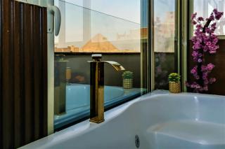 pyramids palace view With Rooftop Access & free airport pickup - Kairo - 6