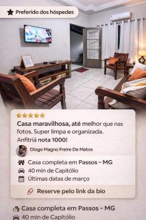 Casa luz e conforto Passos Capitólio - 0