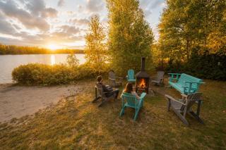Chalet Oasis lake view and access spa fireplace close to Lac Saint-Jean - 4
