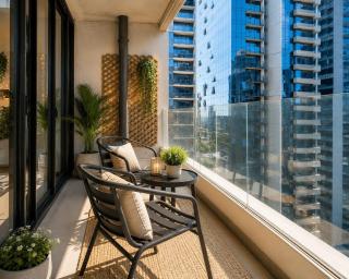 Luxury 1BR CBD Apartment with Balcony Views super close to Southerncross station - 9