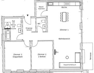 Ferienwohnung Berlin EG 3 Räume - 9
