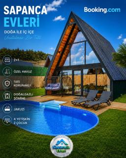 Sapanca Luxury Bungalow with Heated Pool & Jacuzzi - 0