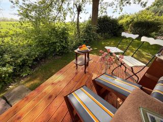 NEUE Ferienwohnung Deichblick - Nordseeurlaub in hochwertiger 140qm FeWo mit Garten im idyllischen Butjadingen - 4