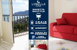 LUNELLA HOME FULL APARTMENT with UNIQUE SEAVIEW, WASHING MACHINE, FULL KITCHEN, PARKING with VIDEO SURVEILLANCE, and SHUTTLE TAXI from to CENTRAL STATION, AMALFI FERRIES, SALERNO AIRPORT, NAPLES AIRPORT - 0