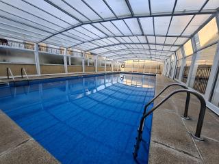 Apartamento con terraza y piscina Playa Rapadoira - 6