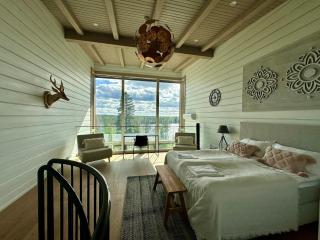 Naava Chalet 303 Loft - Kaksikerroksinen lasiseinähuoneisto järvinäköalalla - 8