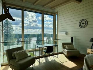 Naava Chalet 303 Loft - Kaksikerroksinen lasiseinähuoneisto järvinäköalalla - 6