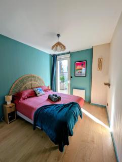 Le Nid Coloré - Logement 2 chambres tout équipé avec terrasse et parking - 5