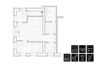 ENJOYHARRACHOV - Atraktivní slunný klimatizovaný apartmán 24 v centru Harrachova se saunou, parkováním, Wifi-WLAN, SAT, herní konzolí, Netflix zdarma a možností dobíjení auta jen 150m od lanovky - Harrachov - 6