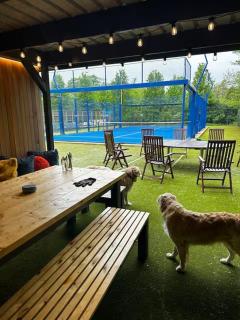 Forest Lodge with Hot Tub & Padel Tennis Court - 7