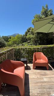 CASAMACCE Studio climatisé avec terrasse, small comfortable apartment free parking, air-conditioned & Wifi - Corte - 9