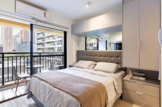 Apartamento novo e completo, próximo a paulista, aos hospitais Sírio Libanes e Nove de Julho, ao Shopping Frei Caneca, a Smart Fit e aos principais pontos turísticos - Rede de proteção para crianças - 8