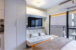 Apartamento novo e completo, próximo a paulista, aos hospitais Sírio Libanes e Nove de Julho, ao Shopping Frei Caneca, a Smart Fit e aos principais pontos turísticos - Rede de proteção para crianças - 5