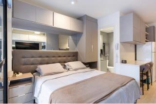 Apartamento novo e completo, próximo a paulista, aos hospitais Sírio Libanes e Nove de Julho, ao Shopping Frei Caneca, a Smart Fit e aos principais pontos turísticos - Rede de proteção para crianças - 7