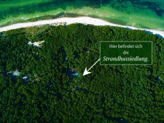 Erholung pur in der Strandhussiedlung Rügen - Bungalow Ferienwohnung - bis 5 Personen - nur 100m zum Naturstrand - mitten im Kiefernwald - Ideal für Paare & Familien - Hunde herzlich willkommen - 8