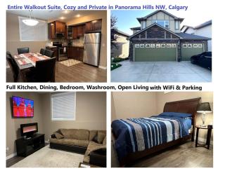 Spacious Private Walkout Entire Suite Close to YYC, DT, Shops, Stampede & Mountains with many Amenities in Panorama Hills NW - 4 Can Sleep - 0
