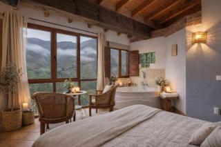 El Carbayu, jacuzzi y vistas - 0