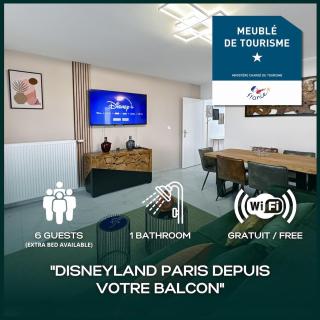 Le Chessy Disney - Logement Pour 6 à Disneyland Paris Avec Vue Sur Le Feu d'Artifice - 0