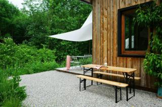 Creatively Converted Wooden Shed In The Forest - 9