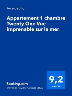 Appartement 1 chambre Twenty One Vue imprenable sur la mer - 8