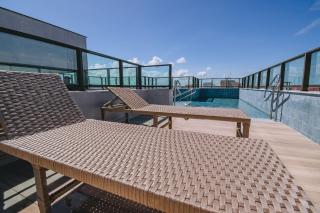 Rooftop com Piscina e Varanda, Porto de Galinhas - 9
