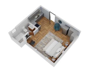 Studio Room with Kitchen, Accra - 2C - 7