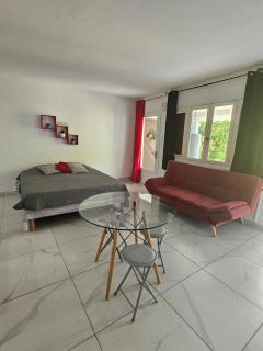 Studio charmant à Saint-François, 42 m² avec piscine partagée. - 9