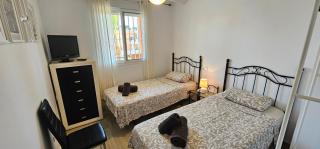 Apartamentos Paraíso Vera Playa, Ed Palmerston, Atico B a pie de Playa, piscina privada en solárium, WI-FI - 2