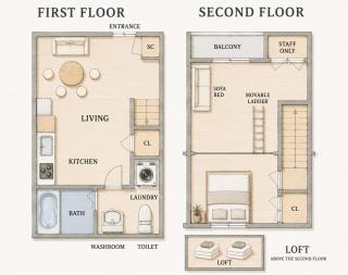 E-NA gesthouse 駅から徒歩3分 一棟貸切 USJと難波へ好アクセス 最大5名様 Convenient location 3 min walk to station Easy access to USJ and Namba Accommodates up to 5 guests Entire house rental - 2