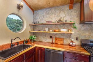 Sequoia Haven Hole - Whimsical, Fairy Tale Earth-Berm Riverfront - 2