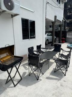 Retro Cozy Corner-lot Homestay 18pax Raja Uda Butterworth Sunway Netflix TV Camping Vibe - 2
