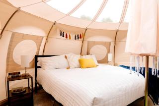 Luxurious Eco-Friendly Bell Tent, Perfect for a Couples Escape to Nature in Island Park, Idaho - 5