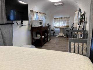 Charming Vintage Airstream with Covered Patio near Mineral Wells, Texas - 8