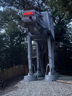 Spectacular Treehouse with Speeder Bike & Creek Views near Forestburg, Texas - 5