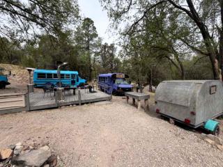 Scenic Skoolie Glamping Retreat, Unique Converted School Buses Near Lincoln National Forest, Mayhill New Mexico - 8