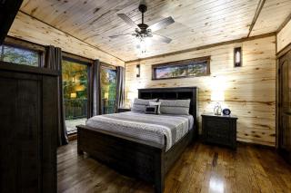 Modern Two-Story Cabin with Hot Tub, Game Loft & Fire Pit in Southeast Oklahoma - 1