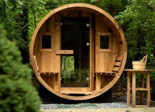 Comfortable Tent Retreat with Lounge Chairs, Fire Pit, Grill & Thoughtful Amenities in Broadalbin, New York - 3