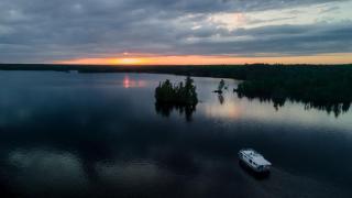 Spacious Getaway Series Cabin-Style Boat with Water Slide Near Babbitt, MN - 2