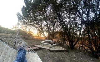 Family Cabin Getaway with an Outdoor Fireplace near Lake Granbury in Texas - 1