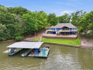 Spacious Lakefront Home w/ Private Dock, Decks, Game Room & Firepits at the 12mm - 9