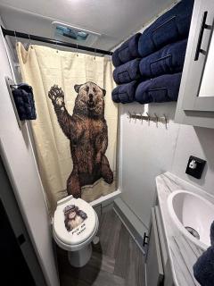 Unique Jungle-Style Glamping RV with 8-Foot Suspended Tree Tent near Creek Trails in Forestburg, Texas - 2