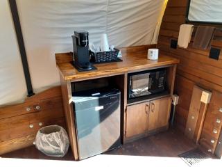 Cozy Covered Wagon for a Unique Glamping Experience in Beaumont, Kansas - 9