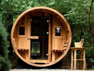 Boutique Queen Suite Glamping Tent with Two Queen Beds, Patio Dining, Grill, Pet Friendly in Broadalbin, New York - 1