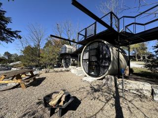 Peaceful Tube Vacation Rental with Fire Pit in Danville, Kentucky - 5